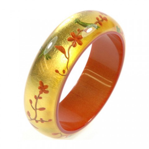 Браслет Zsiska - Hanami gold orange sm M