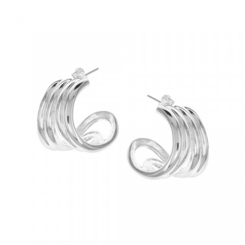 Серьги BONPO 2 loop creoles 12--26509