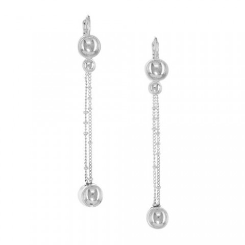 Серьги SILVER CAVIAR long ER w/dangle 12--26545
