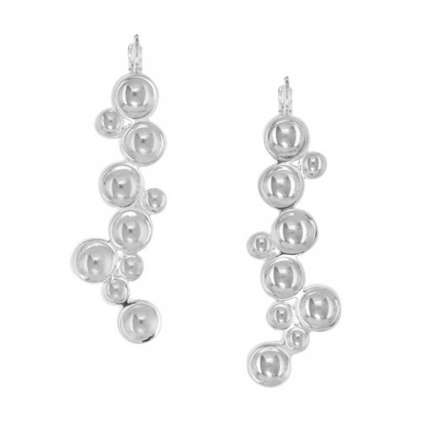 Серьги SILVER CAVIAR 1 pc long french hooks 12--26547