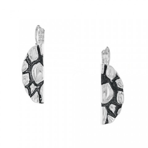 Серьги CHRYSLER CROCO 1/2 oval french hooks 12--26566
