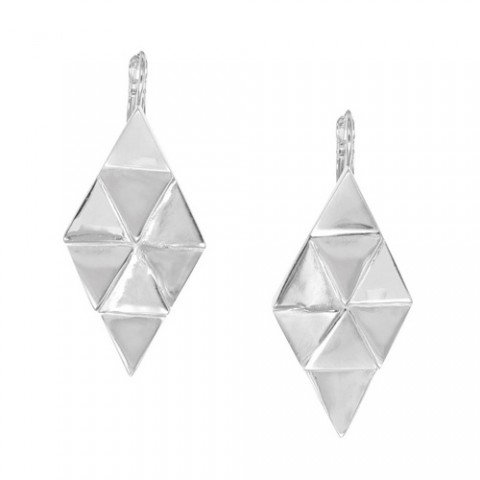 Серьги HONGKONG BAY big diamond french hooks 12--26593