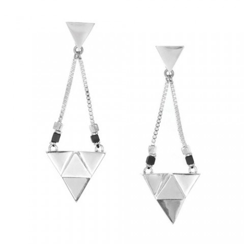 Серьги HONGKONG BAY hanging triangle post ER 12--26596
