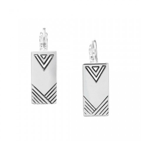 Серьги TAARNA mini rectangular french hooks 12--26655