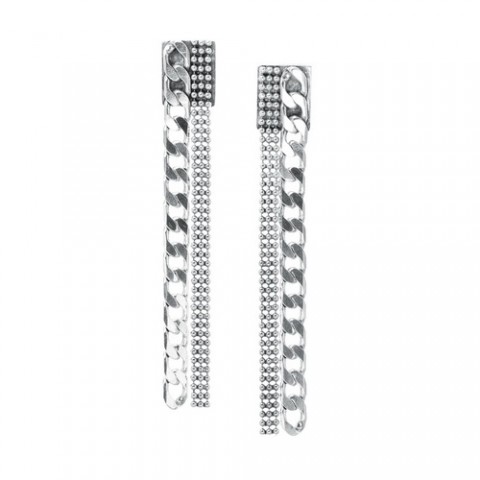 Серьги MS. & MR. T 2 chain long ER 12--26694