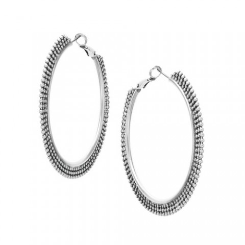 Серьги MS. & MR. T ballchain creole "L" 12--26703