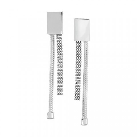 Серьги MS. & MR. T 2 long chain ER 12--26705