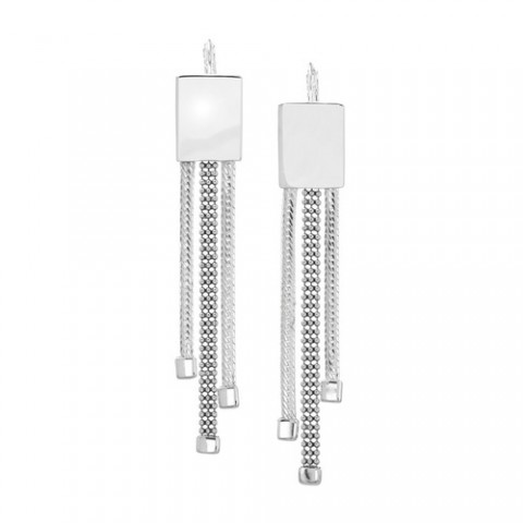 Серьги MS. & MR. T 3 long chain french hooks 12--26706