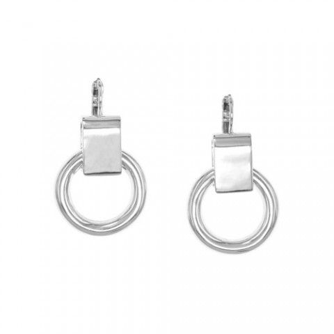 Серьги HELENE 2-3 simple ring french 12--26843