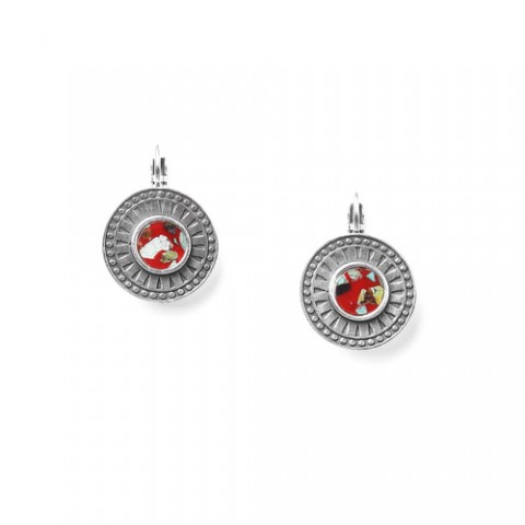 Серьги из тибетской и африканской бирюзы KATMANDOU 12--72276