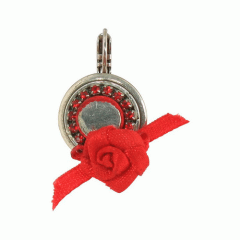 Серьги из коралла, перламутра и кварца SENORITA hat little french hooks