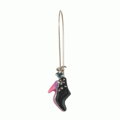 Серьги из оникса и астрофилита GLAM ROCK XL hooks w/ low boots