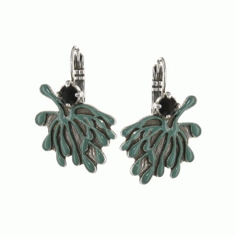 Серьги из амазонита и авантюрина Botanica vegetal