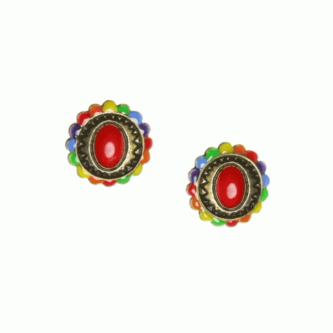 Серьги из рокалии ZIA 12--61341