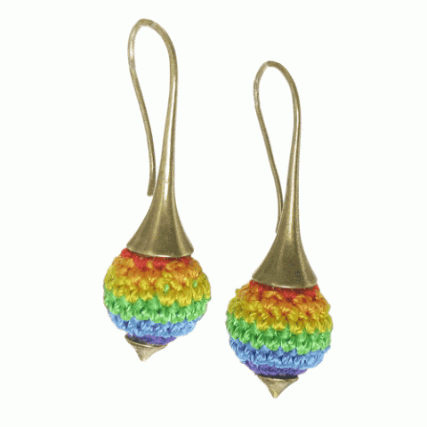 Серьги из рокалии ZIA 12--61342