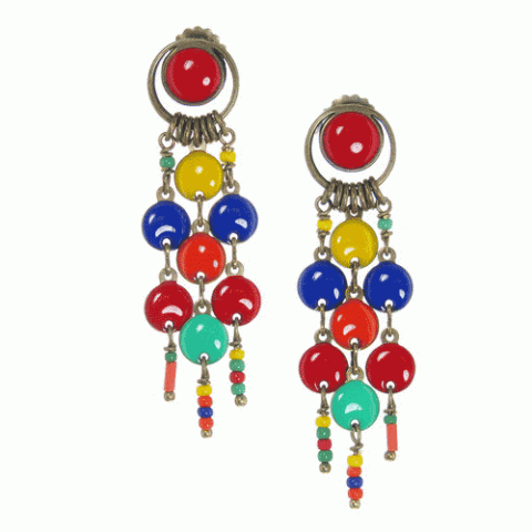 Серьги из рокалии ZIA 12--61353