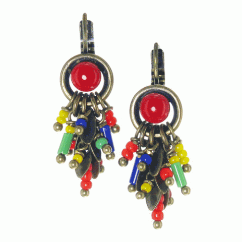 Серьги из рокалии ZIA 12--61355