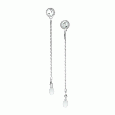 Серьги из жемчуга, сваровски, кальцита и белого перламутра SECRET DE PAULINE 12--61433