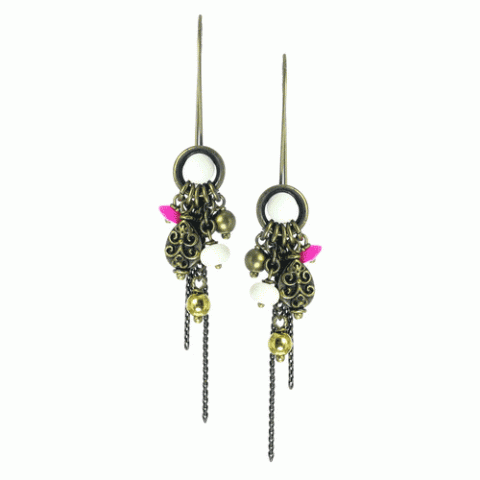 Серьги из кости JANIS 12--61482