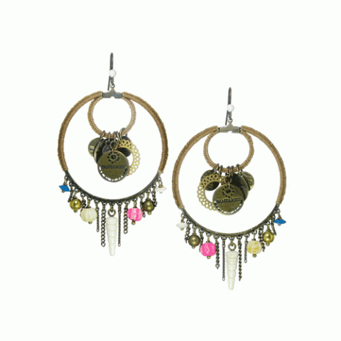 Серьги из кости JANIS 12--61490