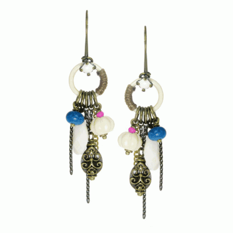 Серьги из кости JANIS 12--61493