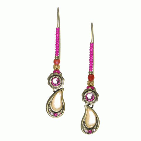 Серьги из тигрового глаза, авантюрина, коралла MELISSANDRE 12--61547