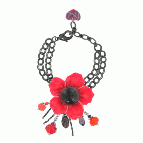 Браслет из нефрита и кристаллов Сваровски BOUQUET 13--1113M