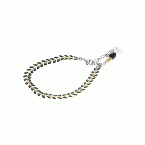 Браслет из рога, хрусталя и Swarovski EMILIE 13-62614