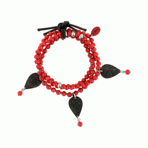 Браслет из коралла EMPREINTE 3 stretch bracelets 