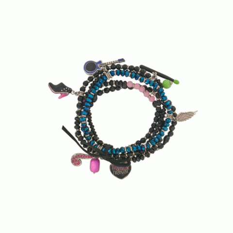 Браслет из оникса и астрофилита GLAM ROCK 5 stretch bracelets