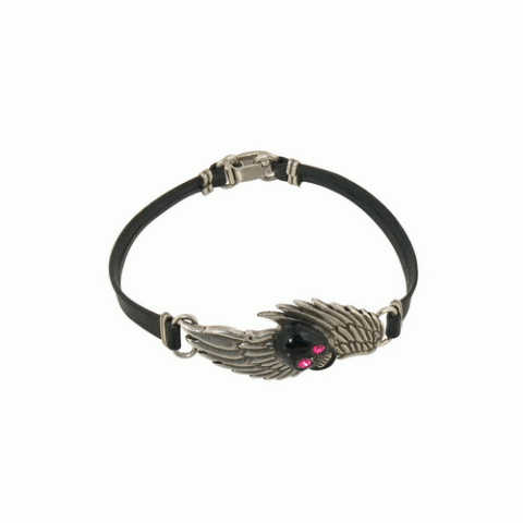 Браслет из оникса и астрофилита GLAM ROCK wings thin bracelet