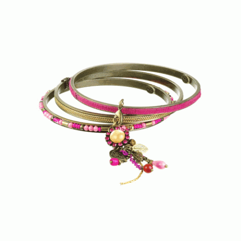 Браслет из тигрового глаза, авантюрина, коралла MELISSANDRE 13--60800