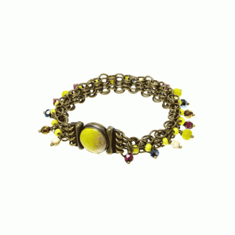 Браслет из коралла, граната, говлита и жемчуга OFELIA 13--60860
