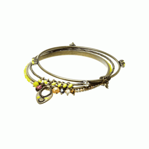 Браслет из коралла, граната, говлита и жемчуга OFELIA 13--60861
