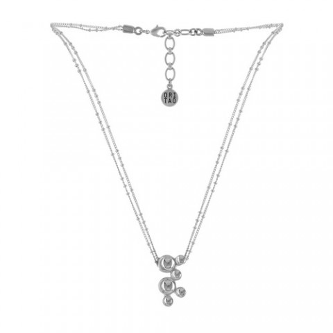 Колье SILVER CAVIAR small necklace 15--28453