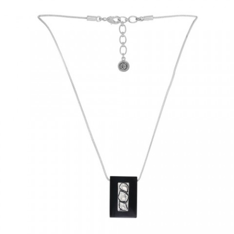 Колье CHRYSLER CROCO rectangular resin necklace 15--28465