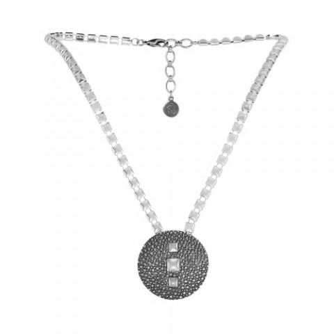 Колье SHARK PISTOL 35mm disc pendant 15--28562