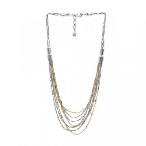 Колье FEU DE BENGALE long multirow necklace 15--28680