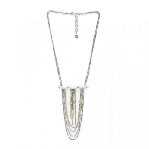 Колье FEU DE BENGALE 3-tube bar necklace 15--28684