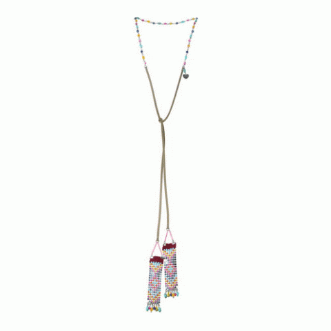 Колье из говлита, содалита и ракушки TITA LOCA 15--60995