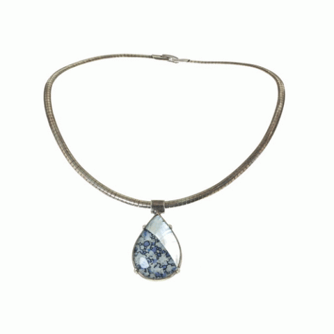 Колье из агата, жемчуга, нефрита и лунного камня PENNY LANE 15--61052