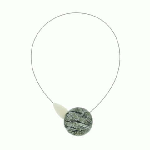Колье из морской раковины и камня Багио ELEMENTS 15--25633
