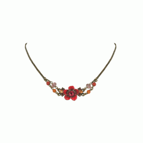 Колье из авантюрина, яшмы и тигрового глаза  FLORENDA thin necklace
