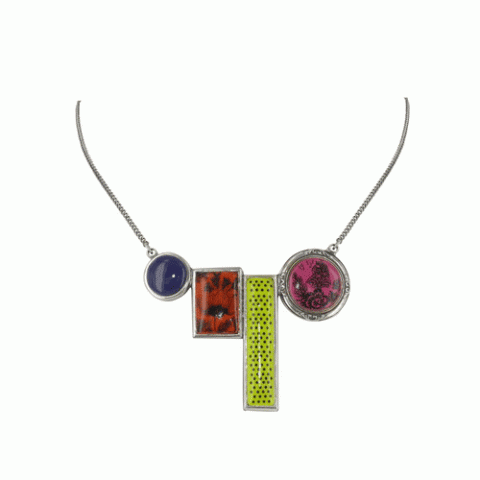 Колье из смолы Frame necklace w