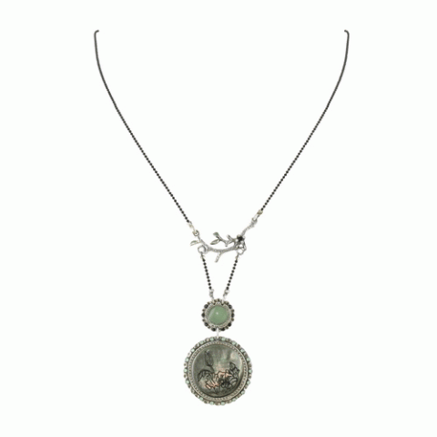 Колье из амазонита и авантюрина Botanica