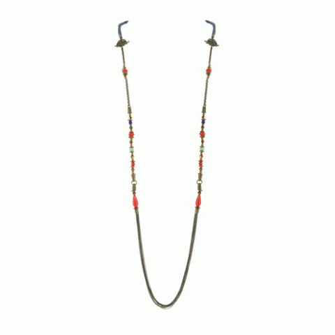 Колье из коралла и рога Acanthe