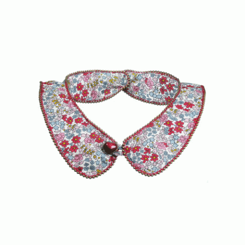 Колье из коралла, жемчуга, нефрита и текстиля LEONIE LIBERTY 15--60751