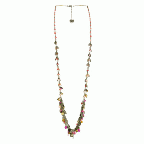 Колье из тигрового глаза, авантюрина, коралла MELISSANDRE 15--60770