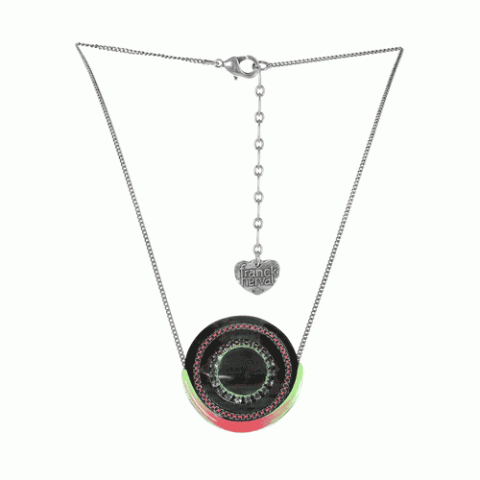 Колье из жемчуга, лабрадорита, коралла и кварца CALISTA 15--60925