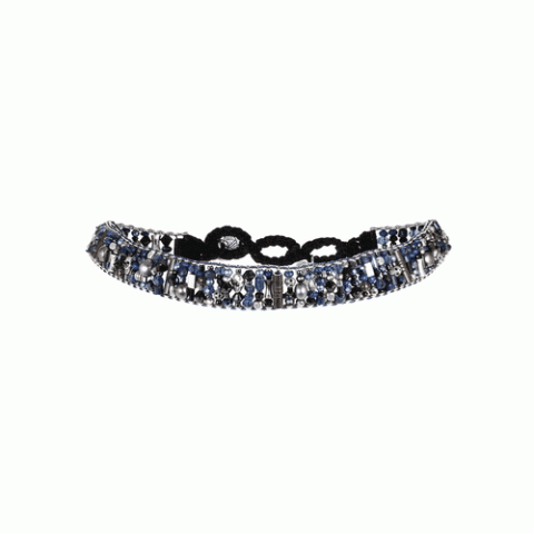 Колье из жемчуга, кварца и кристаллов Сваровски DIVINE 15--60956